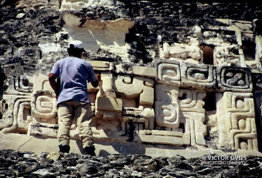 Xunantunich - Restoring